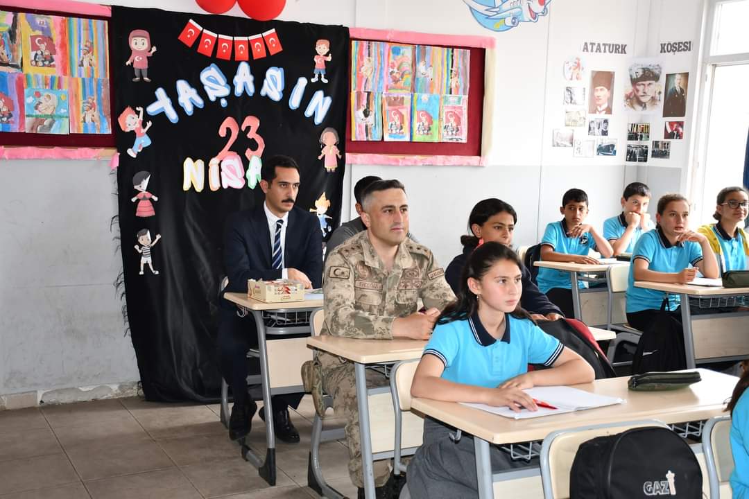 Kaymakam Soylu, öğrencilere yönelik trafik eğitimine katıldı
