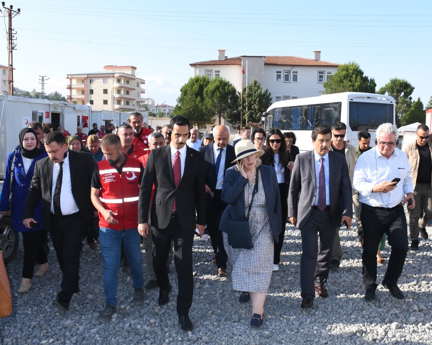AGİT PA heyetinden, Gaziantep'in İslahiye ilçesinde ziyaret