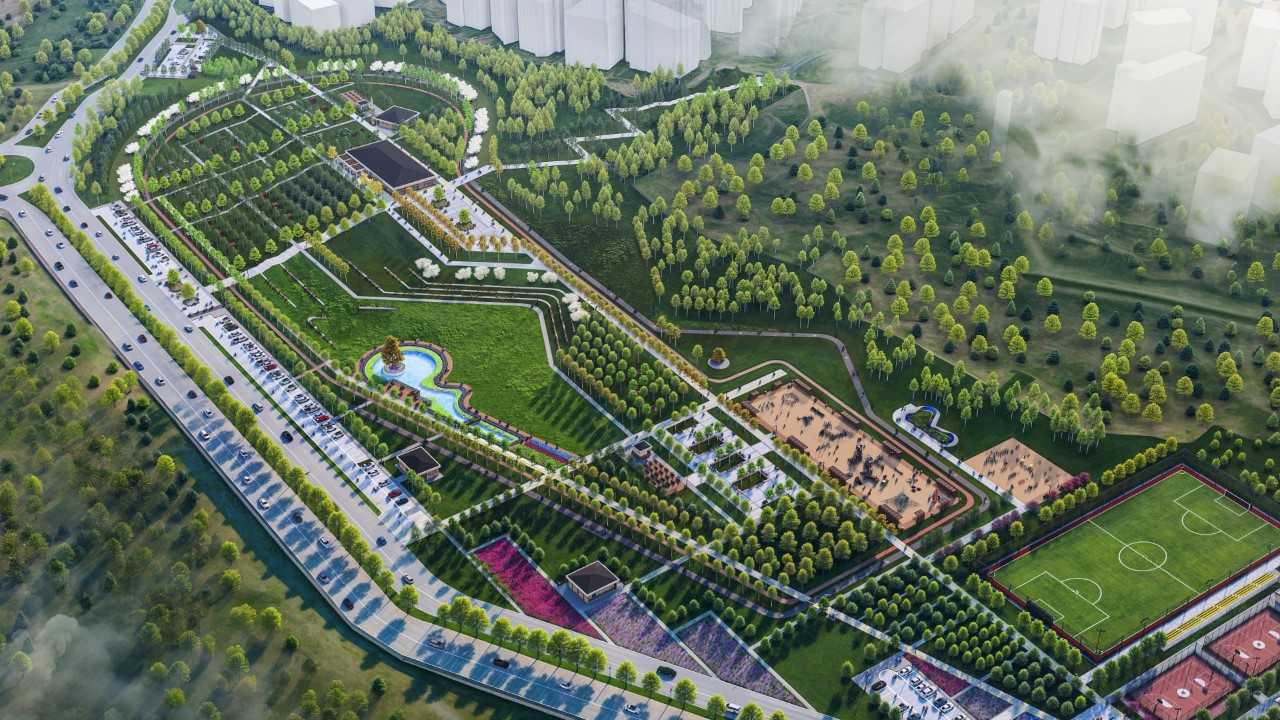 Gaziantep'te 130 bin metrekarelik millet bahçesi yapılacak