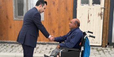 Nurdağı Kaymakamı Erciyas afetzedelerle bayramlaştı