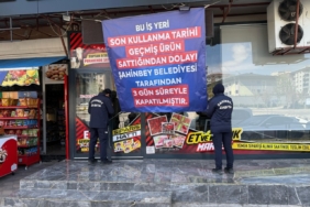Gaziantep'te son kullanma tarihi geçmiş ürün satan 2 işletmeye kapatma cezası