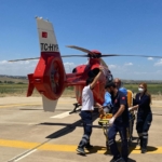 Diyarbakır'da ambulans helikopter vücudunda yanık oluşan kişi için havalandı 4 Diyarbakır'da ambulans helikopter vücudunda yanık oluşan kişi için havalandı