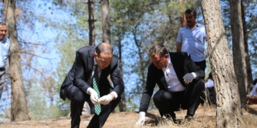 Nizip'te kaymakam ve belediye başkanından çevre temizliği