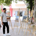 GAÜN'de 15 Temmuz temalı resim sergisi açıldı