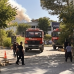 Gaziantep'te halı fabrikasında yangın çıktı
