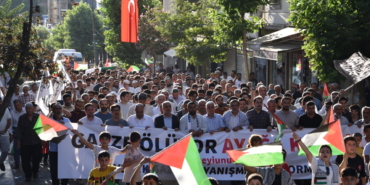 Şanlıurfa'da Gazze'ye destek yürüyüşü yapıldı 45 Şanlıurfa'da Gazze'ye destek yürüyüşü yapıldı