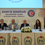 TÜRK-İŞ Genel Başkan Yardımcısı Eyüp Alemdar, Gaziantep'te genel kurula katıldı 5 TÜRK-İŞ Genel Başkan Yardımcısı Eyüp Alemdar, Gaziantep'te genel kurula katıldı
