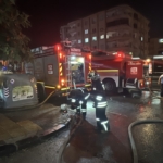 Gaziantep'te 7 katlı binanın teras katında çıkan yangın söndürüldü 4 Gaziantep'te 7 katlı binanın teras katında çıkan yangın söndürüldü