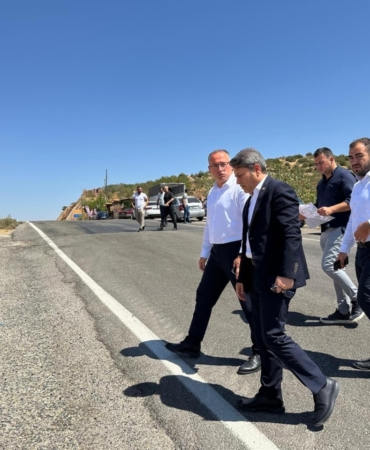 Gaziantep'te Araban-Besni karayolunun kalan kısmı için çalışma başladı 19 Gaziantep'te Araban-Besni karayolunun kalan kısmı için çalışma başladı
