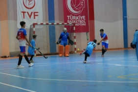 Gaziantep'te Salon Hokeyi Yerel Ligi başladı