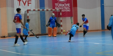 Gaziantep'te Salon Hokeyi Yerel Ligi başladı