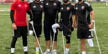 Şahinbey Belediyespor Ampute Futbol Takımı oyuncuları EAFF Uluslar Ligi Turnuvası'na katılacak
