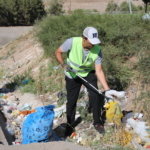 Şanlıurfalı genç 105 gündür çevreyi temizliyor
