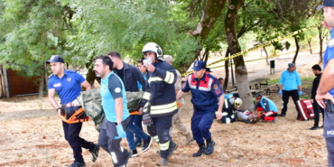 Gaziantep'te patlama tatbikatı yapıldı