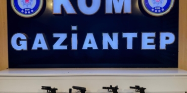 Gaziantep'te silah kaçakçılığı operasyonunda 2 şüpheli yakalandı
