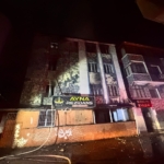 Gaziantep'te 4 katlı rezidansta çıkan yangın kontrol altına alındı