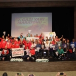 Gaziantep'te düzenlenen "7. Gazi Yarı Maratonu ve Halk Koşusu" tamamlandı