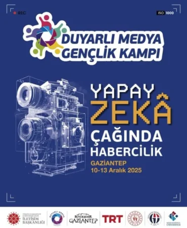 GAZİANTEP’TE “YAPAY ZEKÂ ÇAĞINDA HABERCİLİK” GENÇLİK KAMPI DÜZENLENDİ 24 Ekran Resmi 2025-12-18 16.47.33