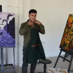 Asayiş uygulamasında karşılaştığı ressamdan etkilenip hayatında yeni bir sayfa açtı