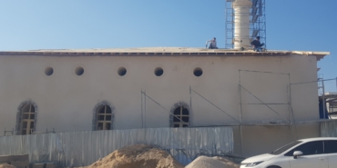 Depremlerde zarar gören 160 yıllık Dervişiye Camisi yeniden yükseliyor