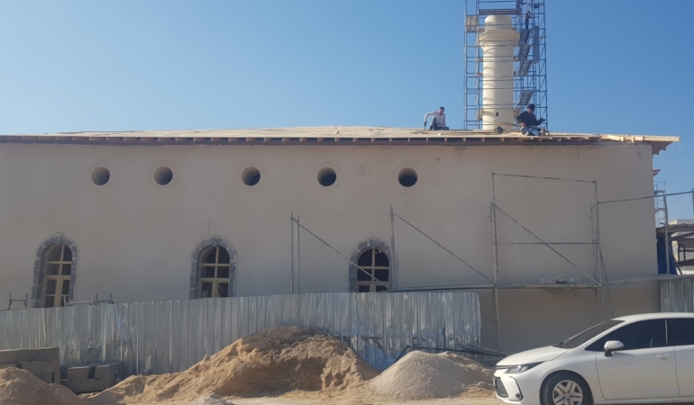 Depremlerde zarar gören 160 yıllık Dervişiye Camisi yeniden yükseliyor 42 Depremlerde zarar gören 160 yıllık Dervişiye Camisi yeniden yükseliyor