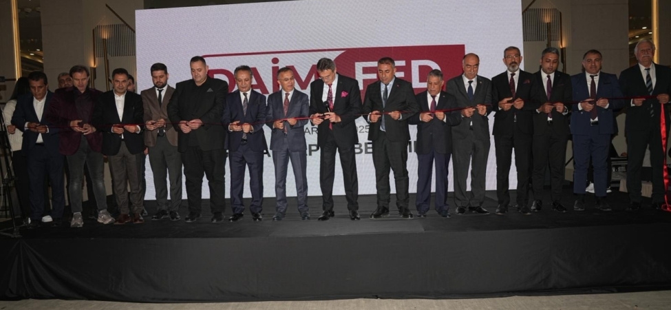 Doğu Akdeniz İnşaat Müteahhit Birlikleri Federasyonu Gaziantep Şubesi açıldı