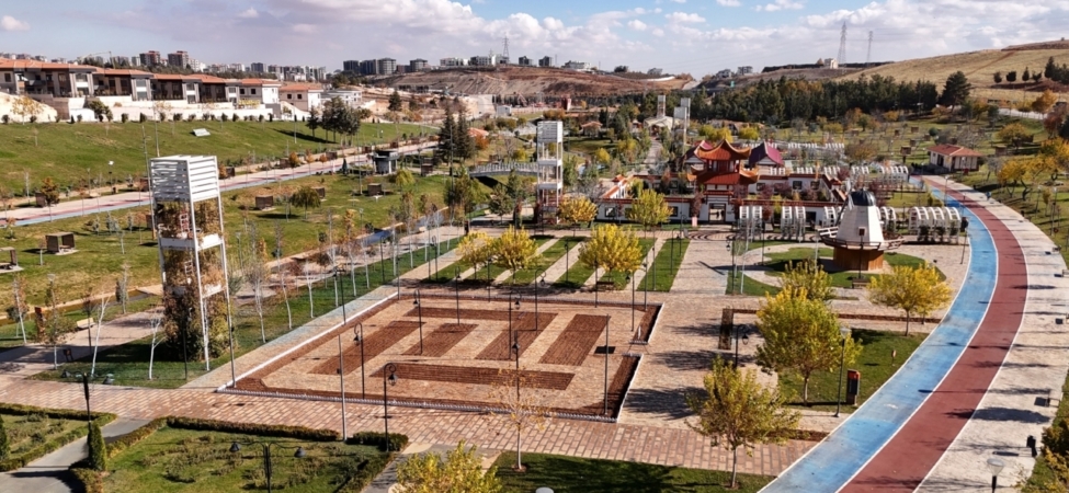 Gaziantep'teki Galle Park, "Yeşil Bayrak Ödülü"ne layık görüldü