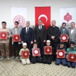 Gaziantep'te görme engelli hafızlara ziyaret