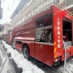 Gaziantep'te iş yerinde çıkan yangında 6 kişi dumandan etkilendi