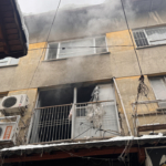 Gaziantep'te iş yerinde çıkan yangında 6 kişi dumandan etkilendi