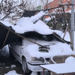 Gaziantep'te kar nedeniyle 10 iş yerinin çatısı çöktü