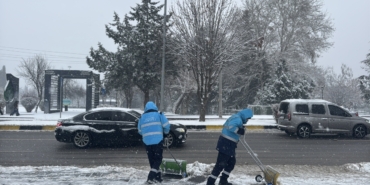Gaziantep'te kar yağışı etkili oluyor