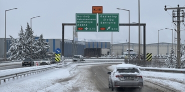 Gaziantep'te kar yağışı etkisini sürdürüyor