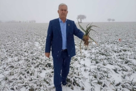 Kar yağışı çiftçileri sevindirdi 51 Kar yağışı çiftçileri sevindirdi