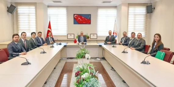 GAGİAD YÖNETİMİNDEN GAÜN REKTÖRÜ DOĞAN’A ZİYARET - (1)