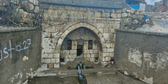 Araban'da yağışların ardından iki tarihi çeşmede su yeniden aktı 12 Araban'da yağışların ardından iki tarihi çeşmede su yeniden aktı