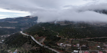 Atatürk Viyadüğü'nde sis etkili oldu