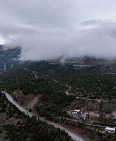 Atatürk Viyadüğü'nde sis etkili oldu 162 Atatürk Viyadüğü'nde sis etkili oldu