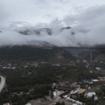 Atatürk Viyadüğü'nde sis etkili oldu