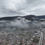 Atatürk Viyadüğü'nde sis etkili oldu