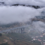 Atatürk Viyadüğü'nde sis etkili oldu