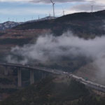 Atatürk Viyadüğü'nde sis etkili oldu