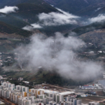 Atatürk Viyadüğü'nde sis etkili oldu