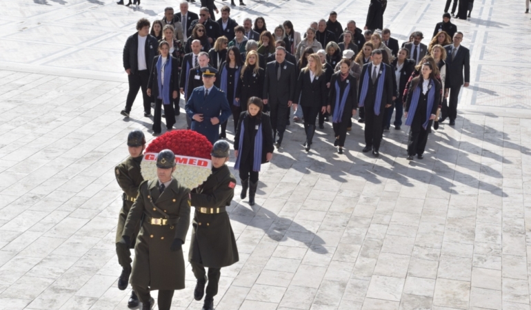 GALMED, Gaziantep'in gazilik unvanının 105. yılı dolayısıyla Ankara'ya ziyaret gerçekleştirdi