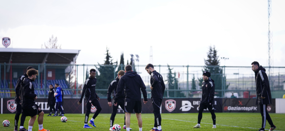 Gaziantep FK, Trabzonspor maçı hazırlıklarını sürdürdü 1 Gaziantep FK, Trabzonspor maçı hazırlıklarını sürdürdü