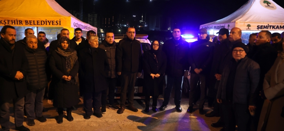 Gaziantep'te 6 Şubat 2023'teki depremlerde hayatını kaybedenler anıldı