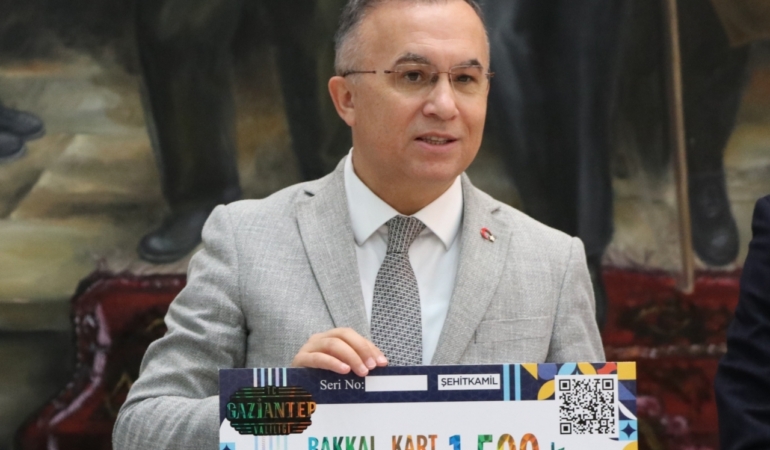 Gaziantep'te Bakkal Kart projesi için protokol imza töreni gerçekleştirildi