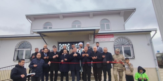 Gaziantep'te depremde yıkılan Hacı Ahmet Camisi yeniden yapılarak ibadete açıldı
