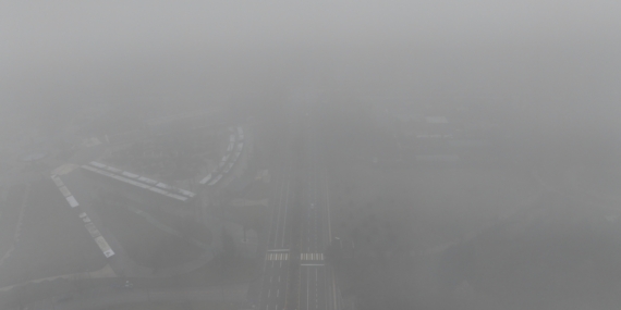 Gaziantep'te sis etkili oldu