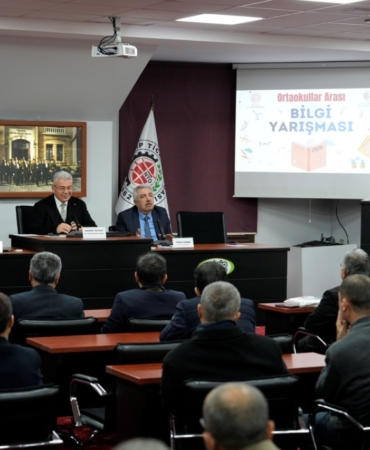 Nizip'te 19. Ortaokullar arası bilgi yarışmasının kura çekimi yapıldı